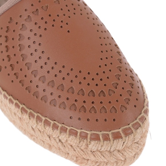 Love Moschino LEATHER ESPADRILLES WITH LASER-CUT details - Picture 2 of 4